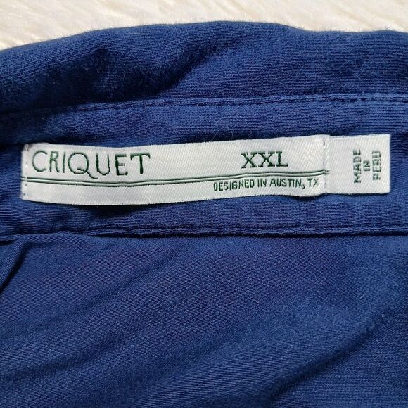 Criquet Men's XXL Prima Cotton 4 Button Classic Polo. " Top Shelf Player Shirt" - Picture 4 of 7